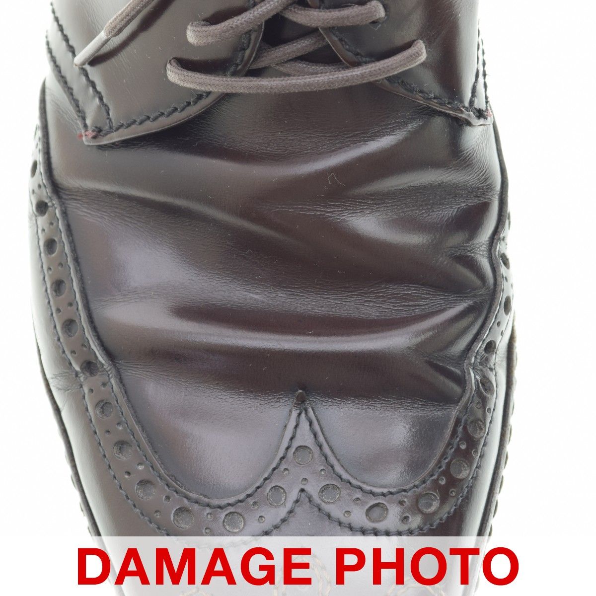 DOLCE&GABBANA】イタリア製 ウイングチップレザーシューズ - メルカリ