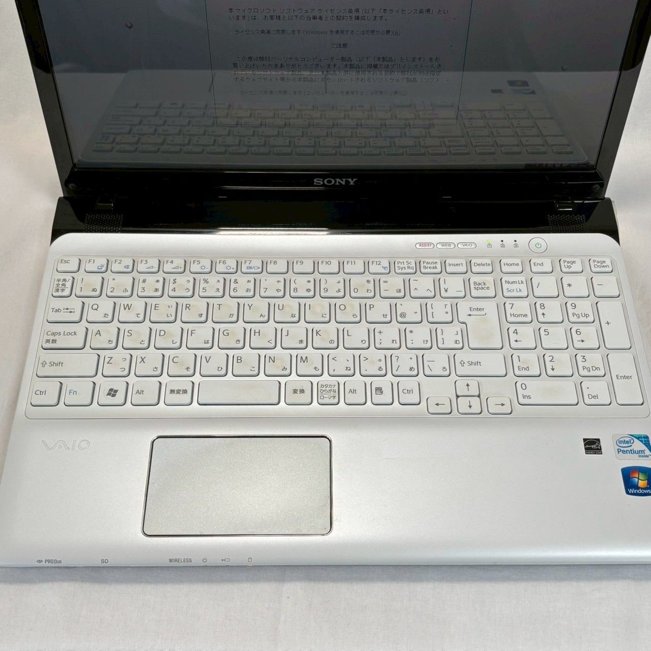 VAIO ノートPC SVE151B11N Win7 動作品 通電確認済/No,407 2026年最新