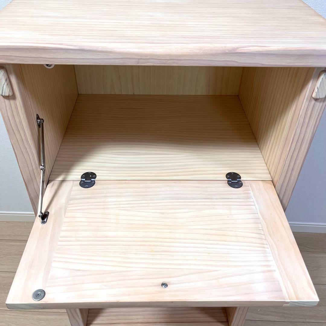 そ103 フレンチカントリー ナチュラル木製 電話台 FAX台 チェスト キャビネット 天然木 北欧スタイル 収納家具 MARWIL-DEMENAGEMENTS_CH