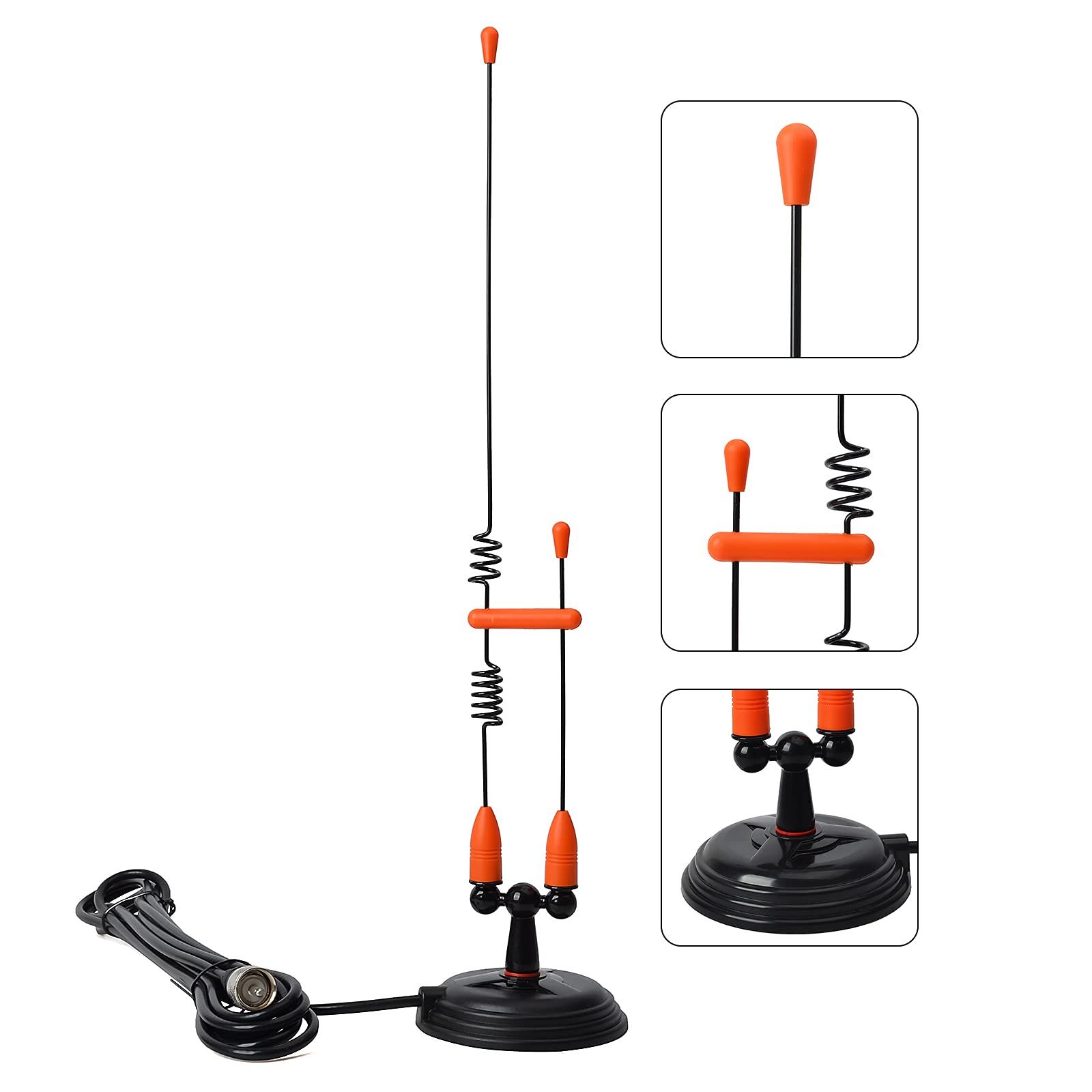 アンテナマッチングボックス美品‼️ 即納】144/430MHz帯&VHF/UHF モービルアンテナ マグネット基台付セット