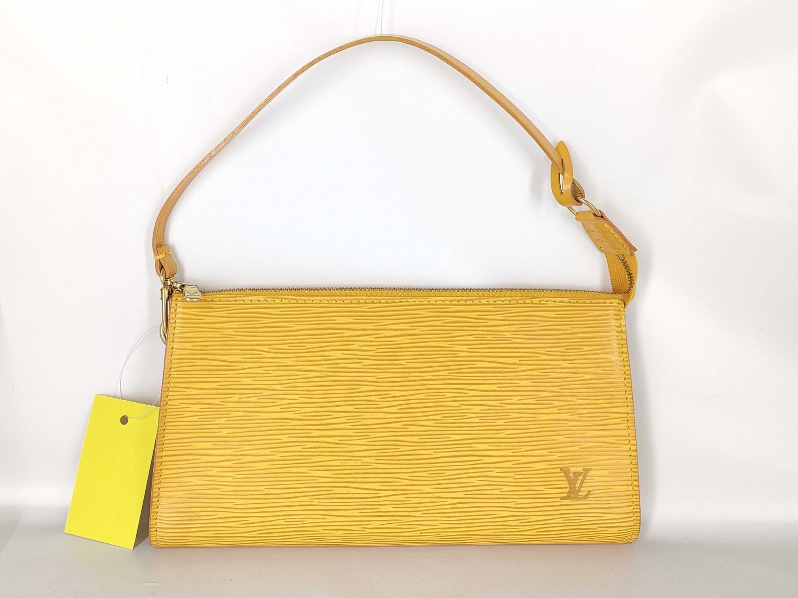 ルイヴィトン LOUIS VUITTON ポシェット アクセソワール ハンドバッグ エピ M52959 タッシリイエロー