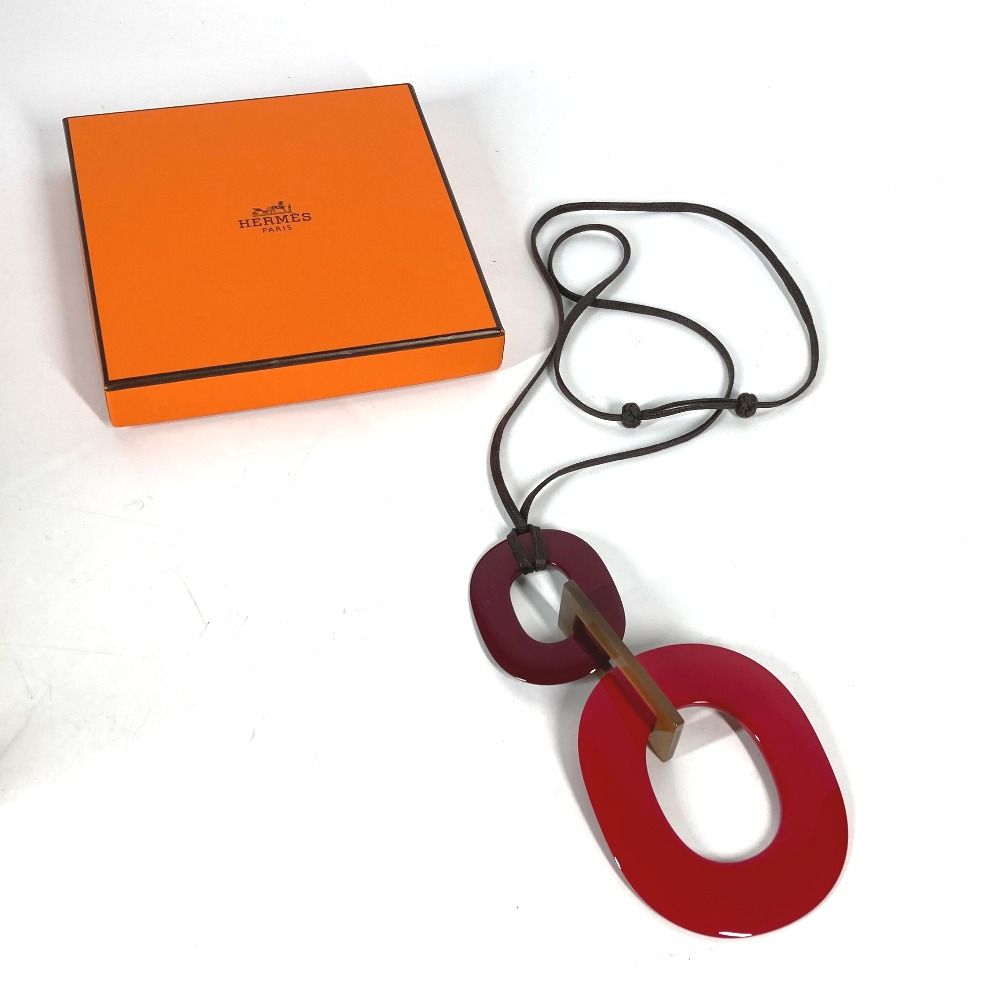 HERMES★カランバ バッファローホーン ネックレス HERMES エルメス チョーカー/ペンダント バッファローホーン