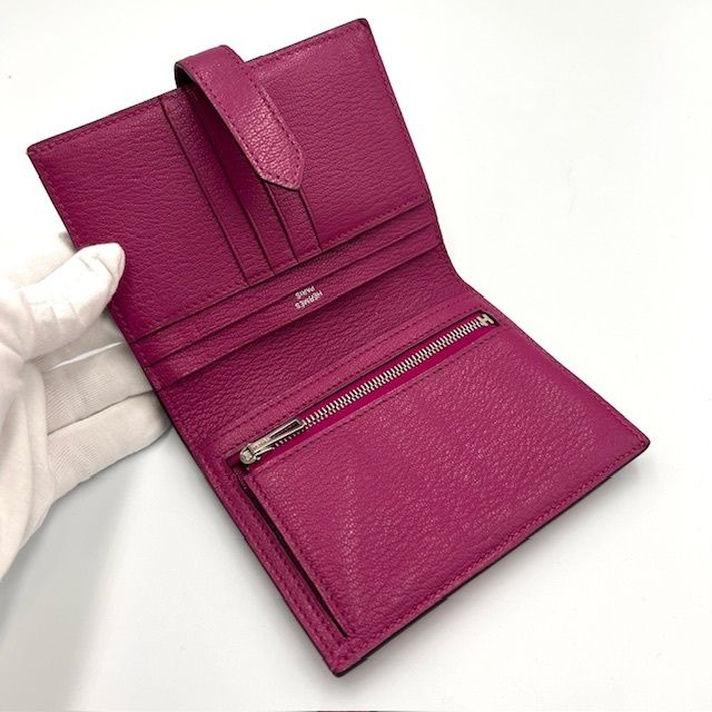 HERMES エルメス ベアンコンパクト／2つ折り財布 新品】HERMES