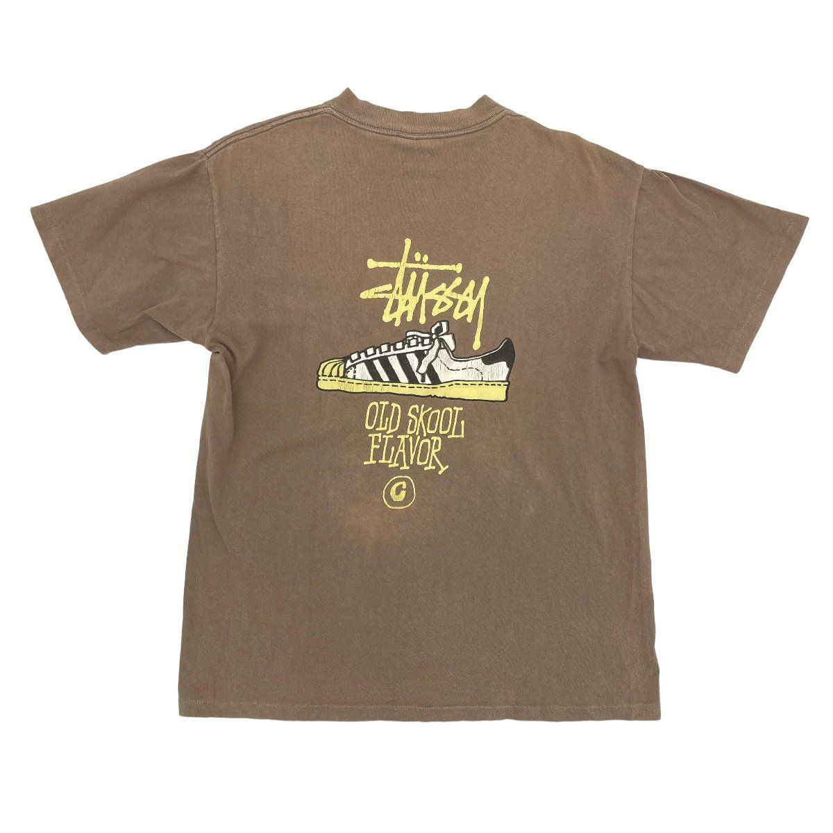 old stussy ステューシー 80s old skool flavor ヴィンテージ Tシャツ M】made in usa - メルカリ