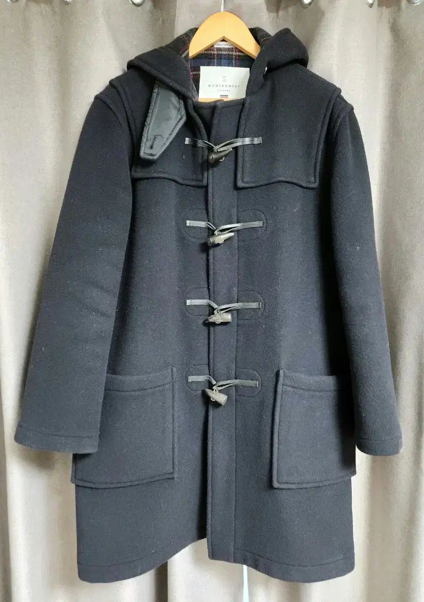 モンゴメリー ダッフルコート 良い ネイビー 40 MONTGOMERY