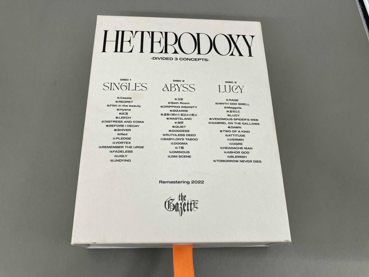 最終 新品未開封 the GazettE HETERODOXY 完全生産限定盤 the GazettE、結成20周年を記念したベストアルバム『the GazettE