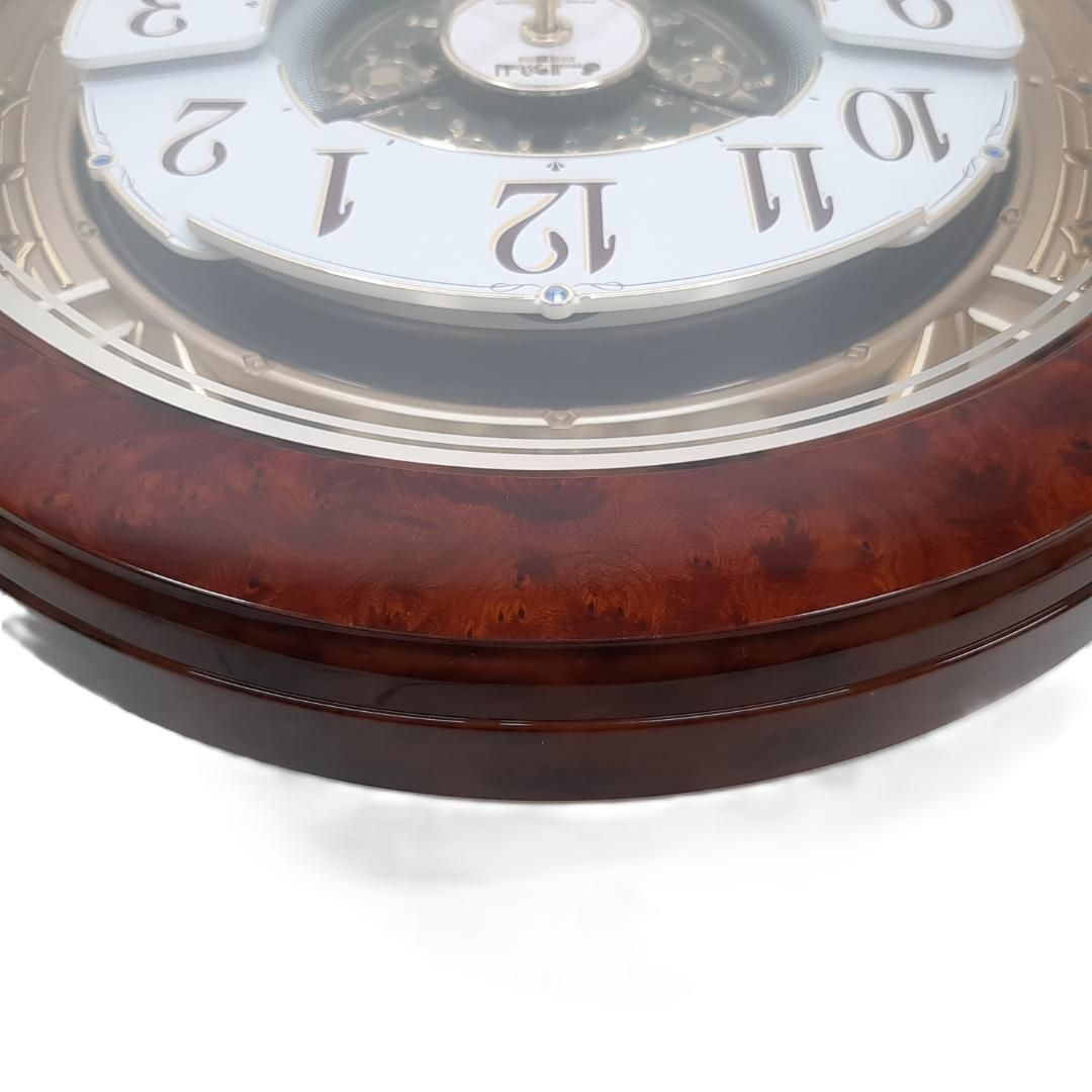 電波カラクリ掛け時計 スモールワールドブルームGO