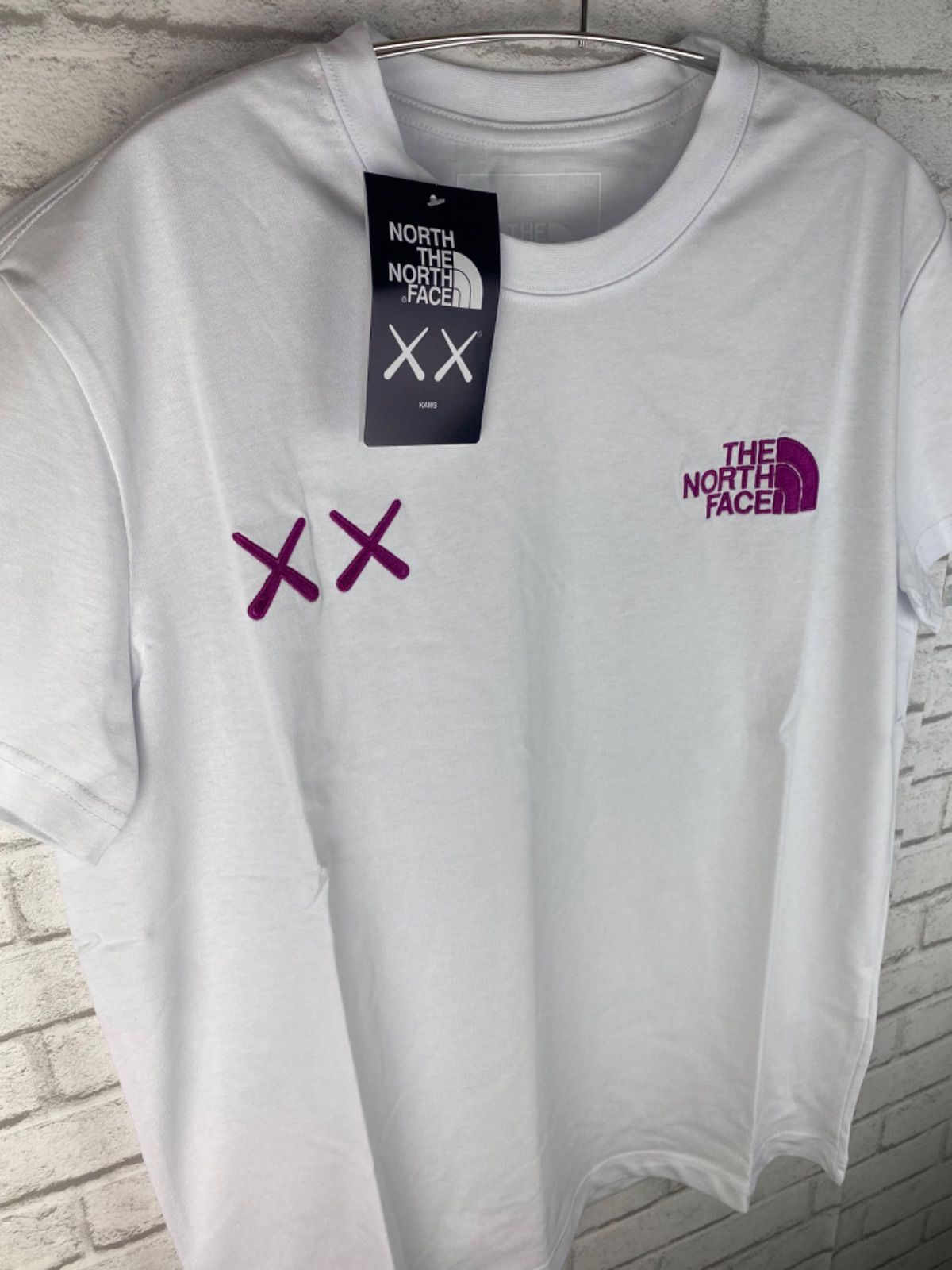KAWS x ザ ノースフェイス カウズ Tシャツ M TNF x KW ss - メルカリ