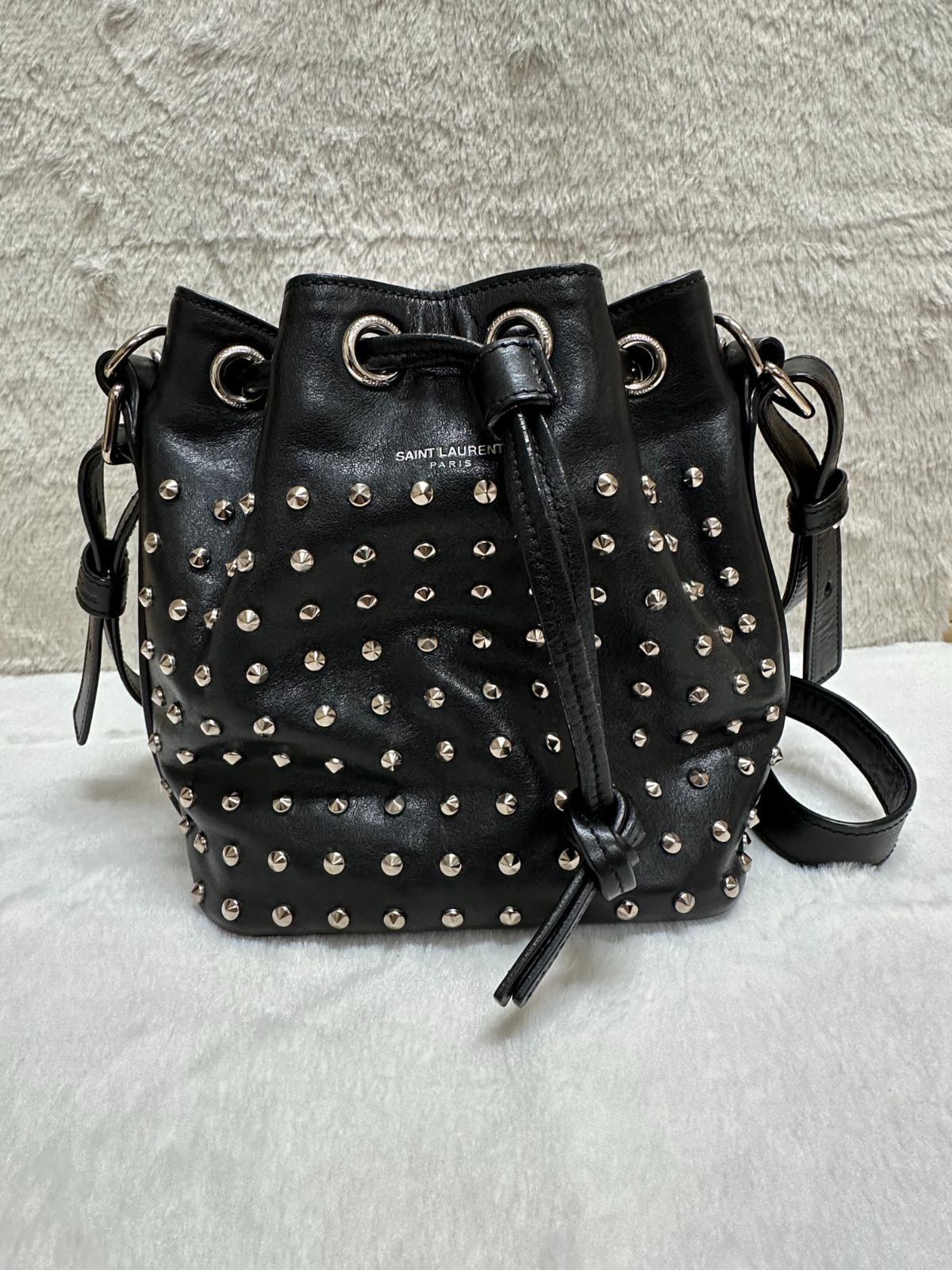 SUER SALE》SAINT LAURENT サンローラン レア エマニュエル スタッズ 