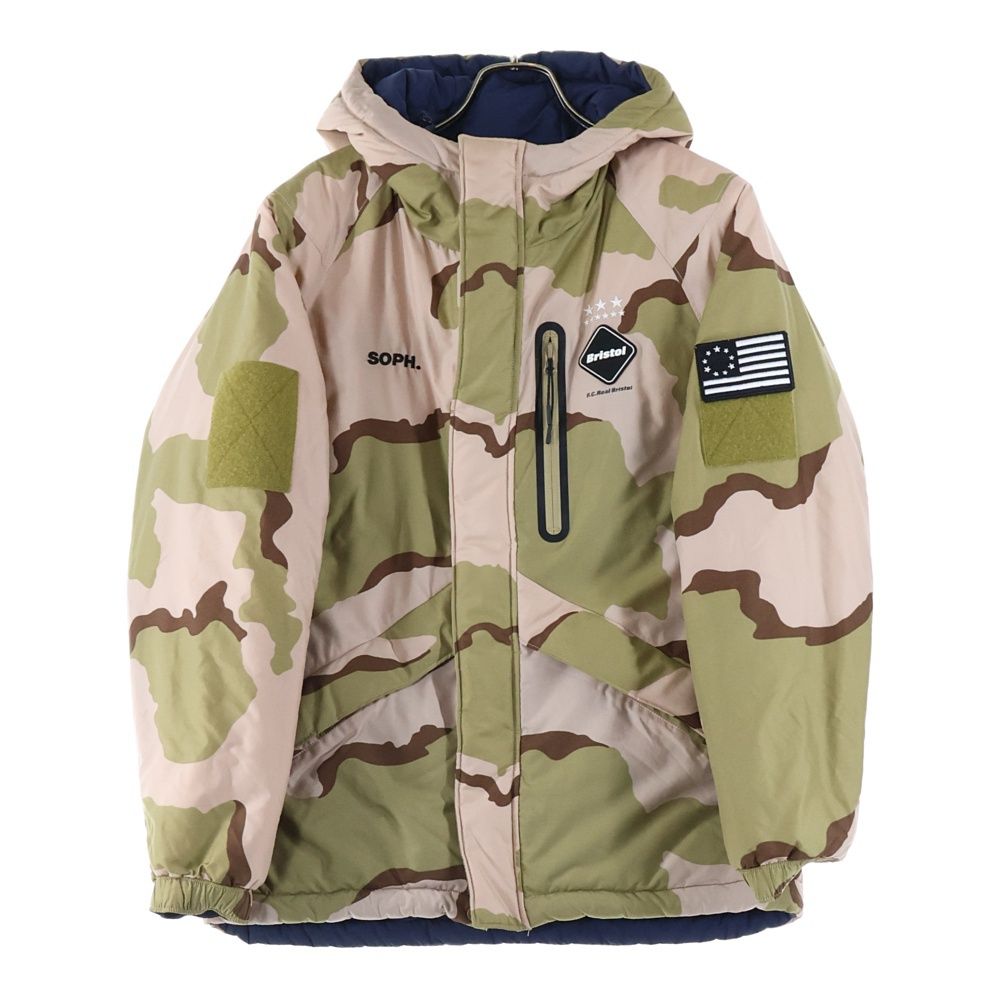 F.C.R.B. F.C.Real Bristol FCRB エフシーアールビー エフシー ルブリストル 16AW REVERSIBLE PADDED JACKET リバーシブル カモフラ パデッドジャケット FCRB-167026