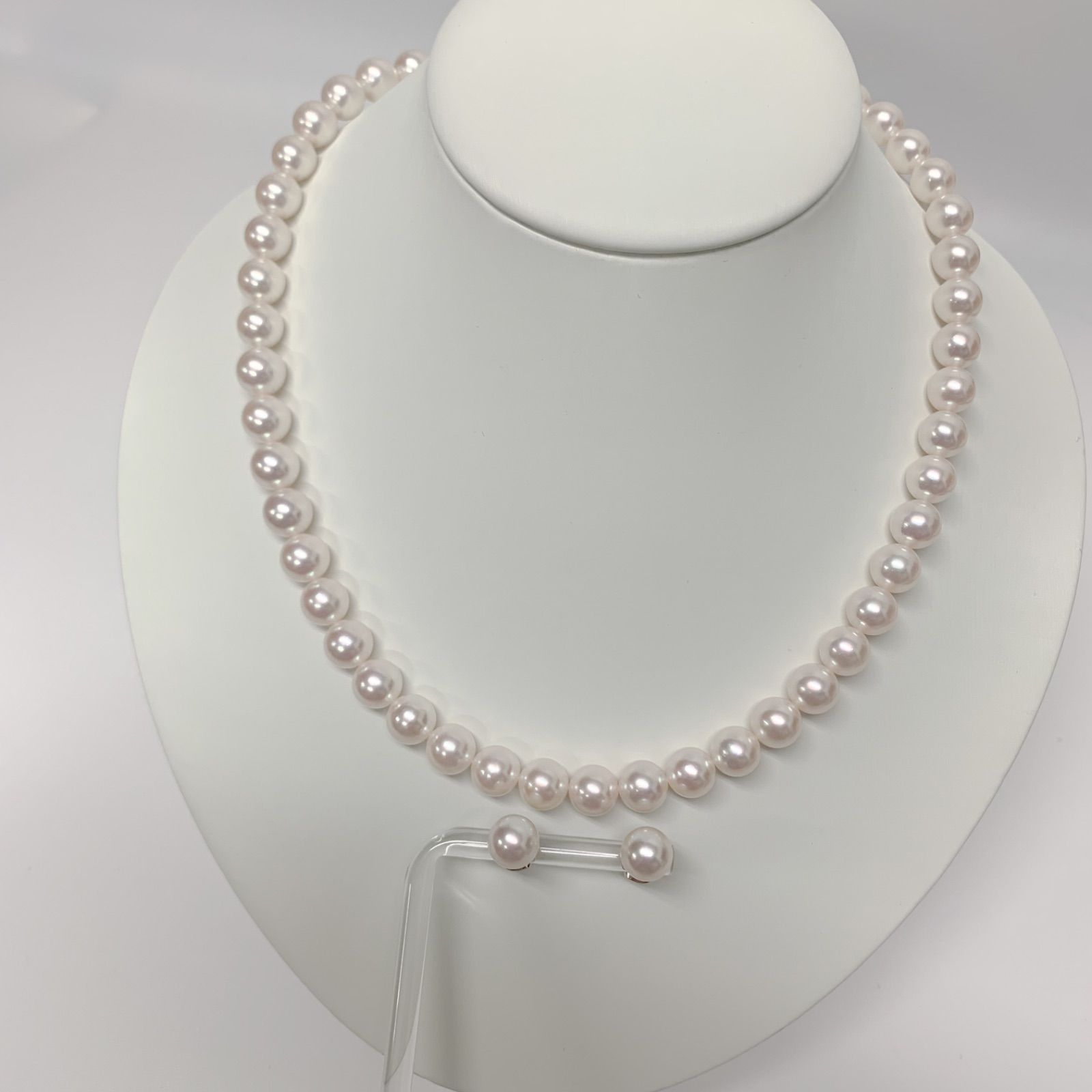 タサキ　TASAKI アコヤパール　ネックレス ピアス セット タサキTASAKI アコヤパールネックレス ピアス セット