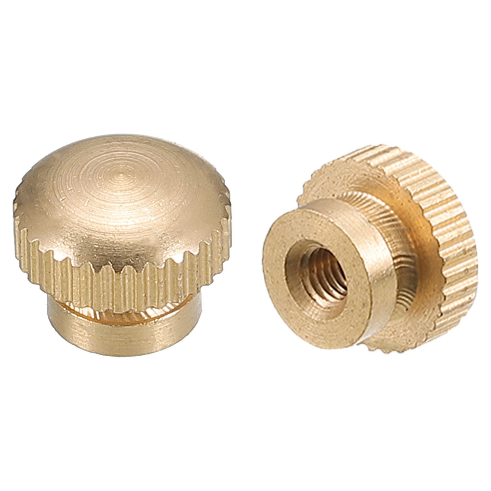 Amazon | uxcell ローレットつまみナット M4 x D9.5 mm x H8 mm
