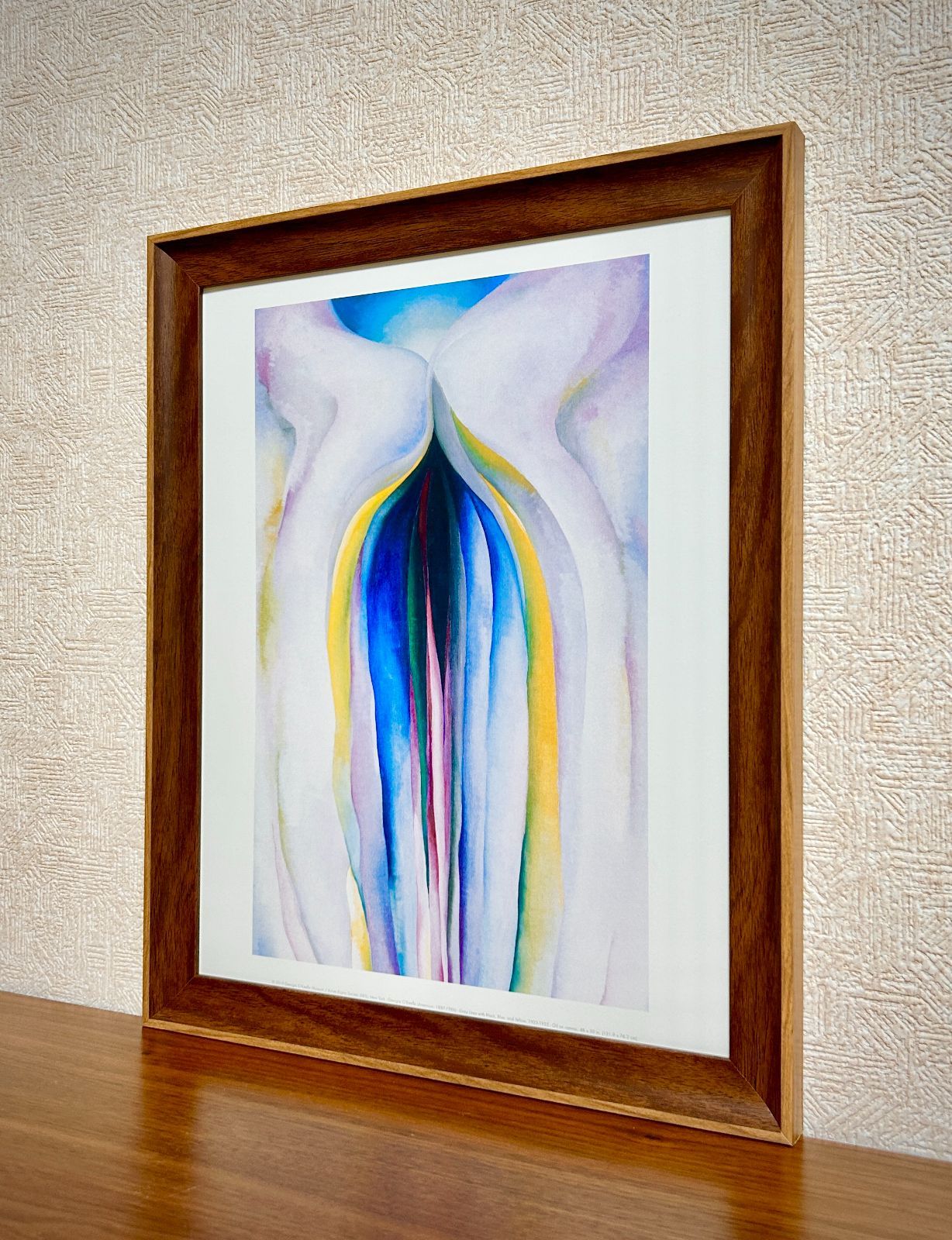 ジョージア・オキーフ ポスター額付き 新品☆額縁付アートポスター☆ジョージア・オキーフ☆O'Keeffe