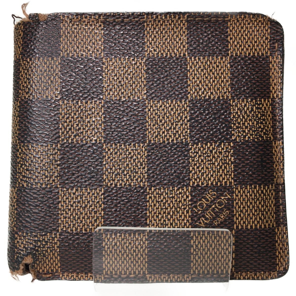 ▽▽LOUIS VUITTON ルイヴィトン 二つ折り財布 ダミエ ポルトフォイユ 