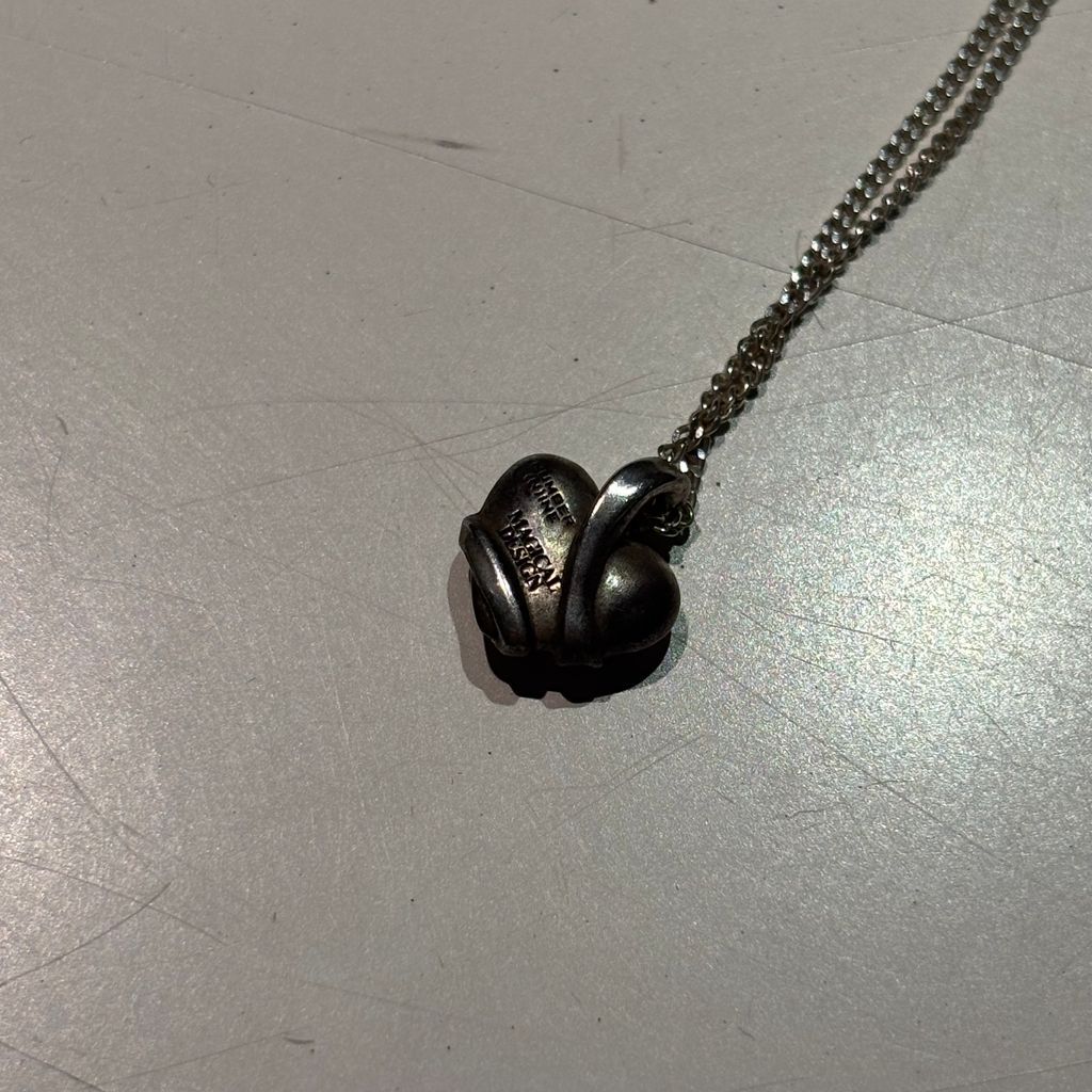 number nine シルバー ネックレス 05ssナンバーナインハート涙ブローチ