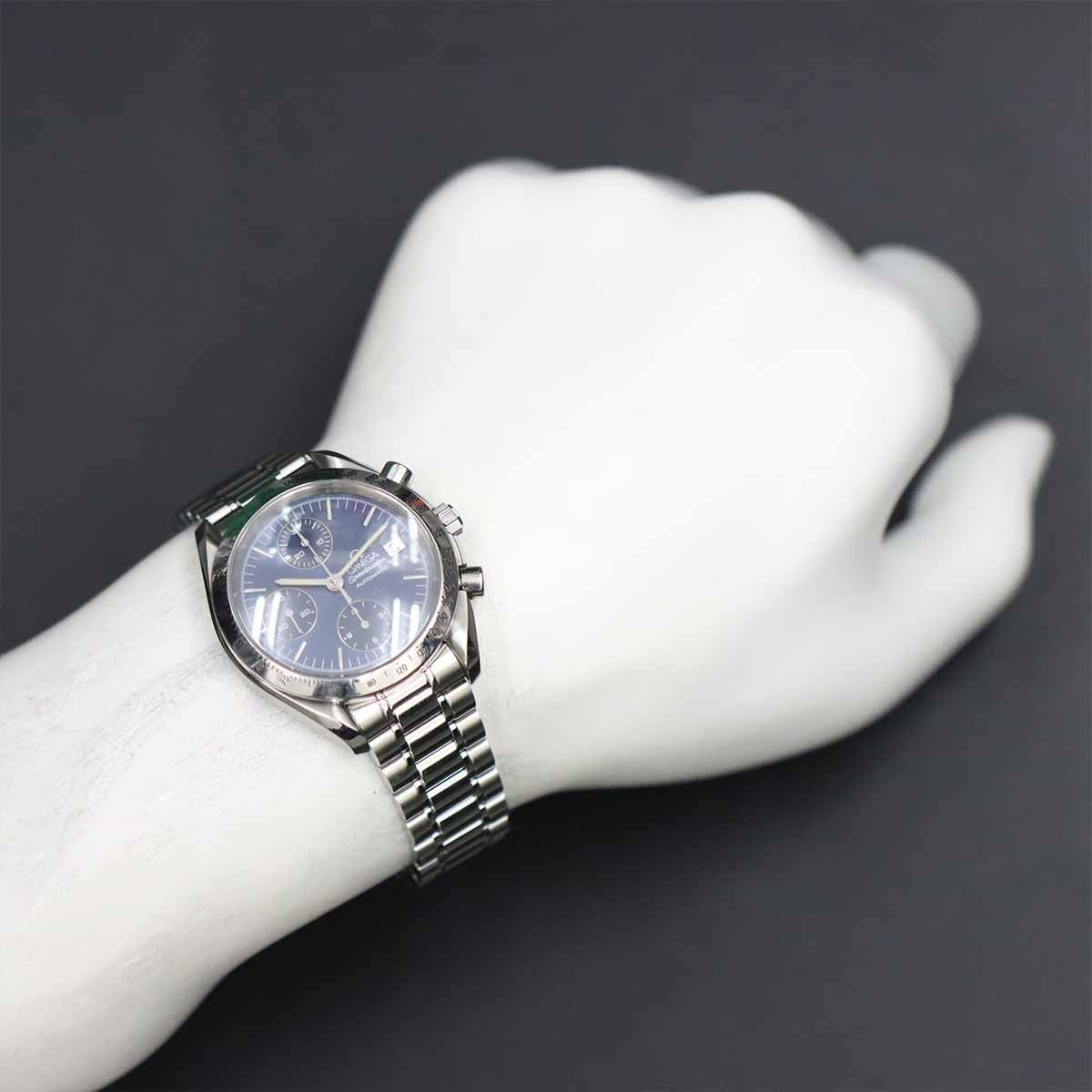 オメガ OMEGA スピードマスターデイト 3511 80 クロノグラフ メンズ 