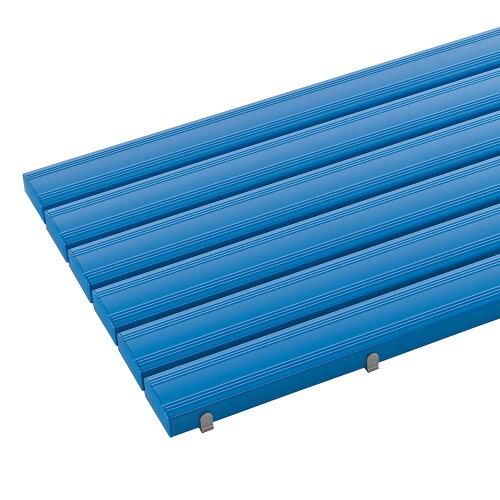 【新品・2営業日で発送】テラモト 抗菌安全スノコ（お客様組立品）　600×1800　青 MR-093-245-3 1枚