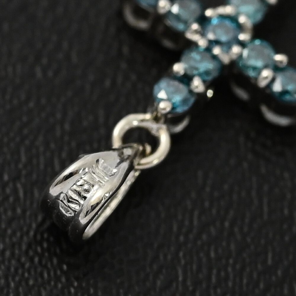 0.5ct|クロスモチーフ･リバーシブル･ダイヤモンドペンダントトップ|K18WG|750-0.8g|ホワイトゴールド 翌日配送可 ♀ S レディース 589511 WWW_NOITHATQUANGTHANH_NET