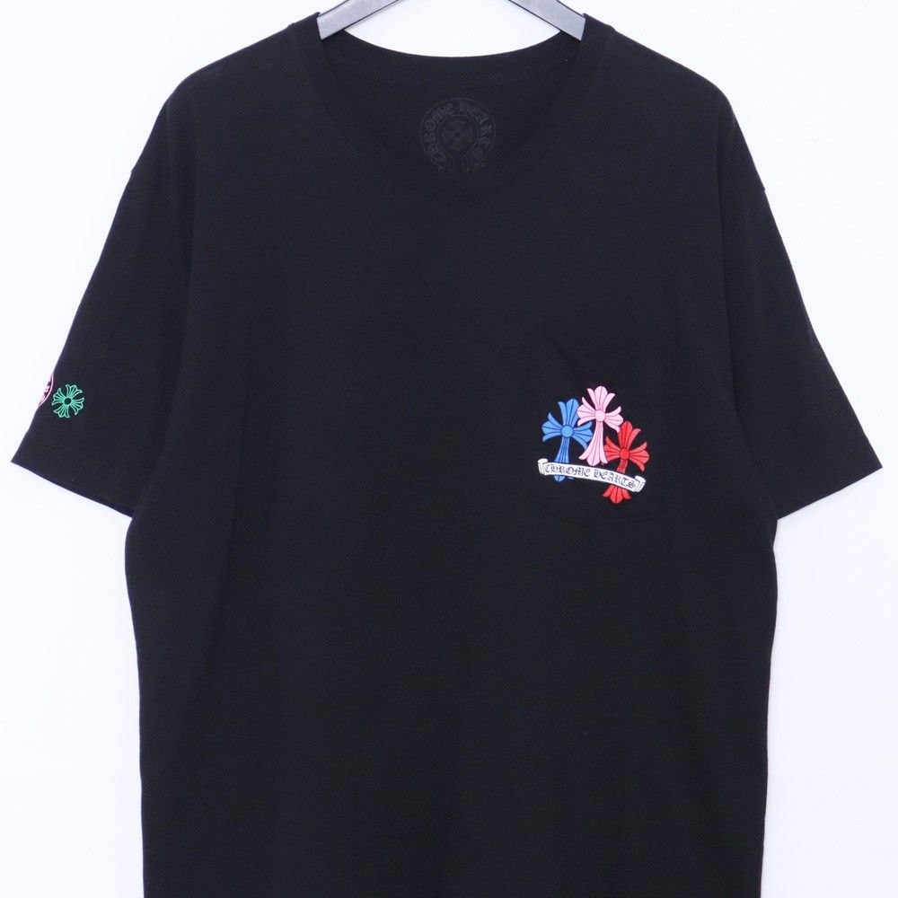 CHROME HEARTS マルチカラーセメタリークロスTシャツ XLサイズ 