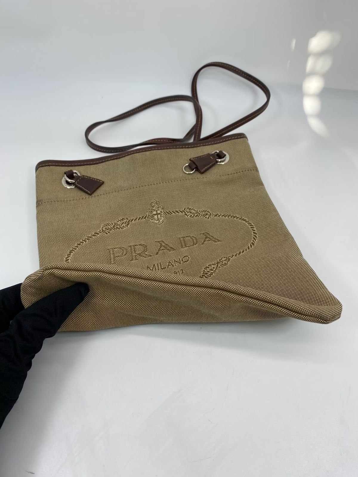 PRADA ロゴジャガード ショルダーバッグ 7026 PRADA プラダ ロゴジャガード ショルダーバッグ 管理番号：7026