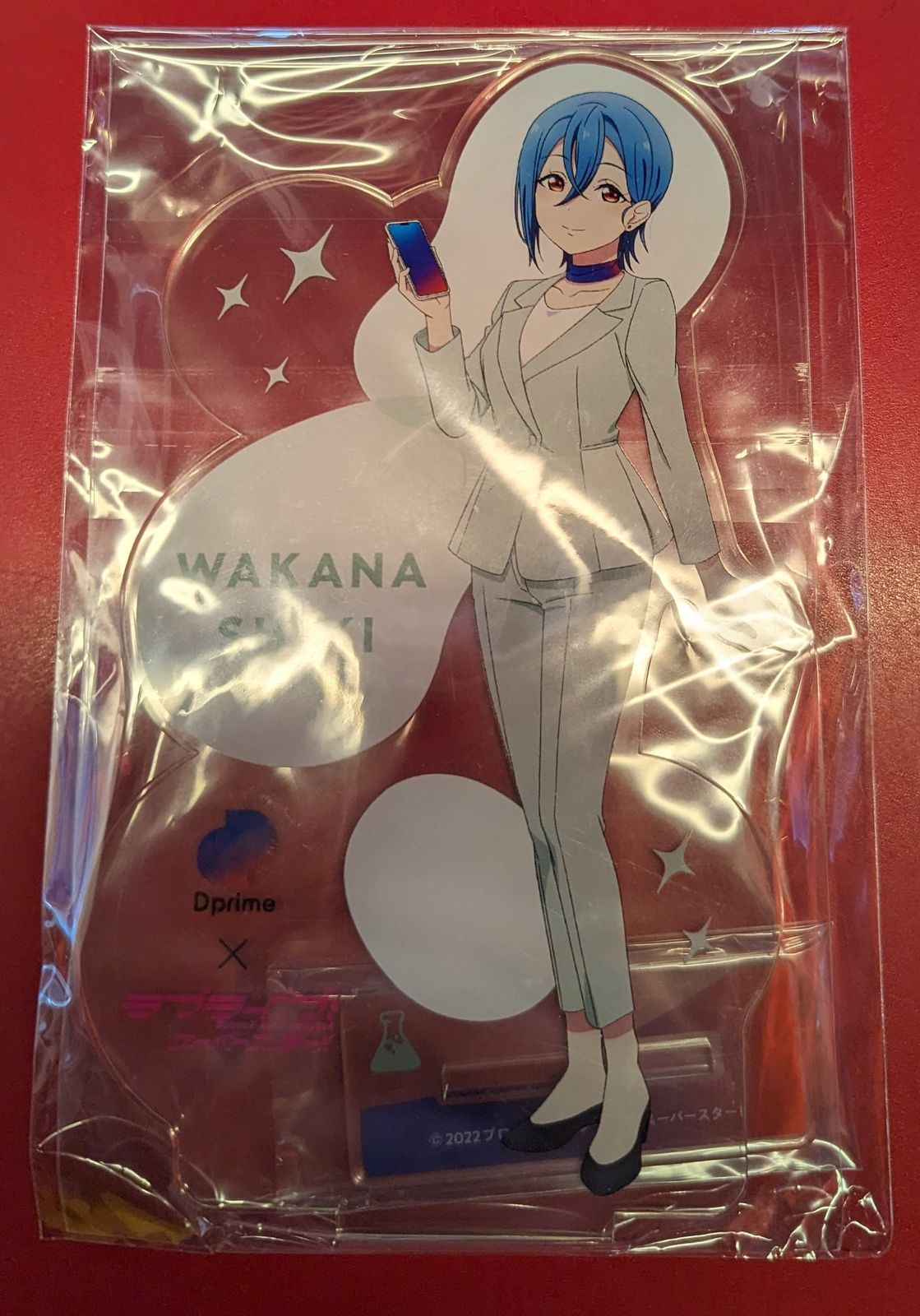 プロセカ プロジェクトセカイ グリッター缶/ホログラム缶バッジ朝比奈