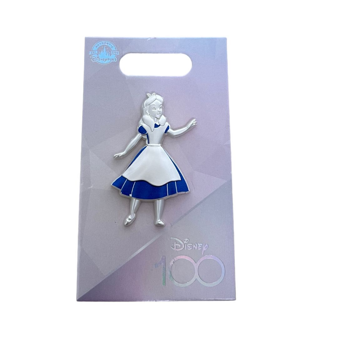 ディズニー 100周年 ピンバッジ【アリス】The Disney100