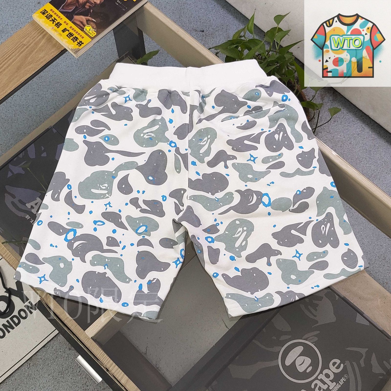 【超美品・即完売モデル】BAPE シャークカモショーツ SHARK DENIM SHORTS | bape.com