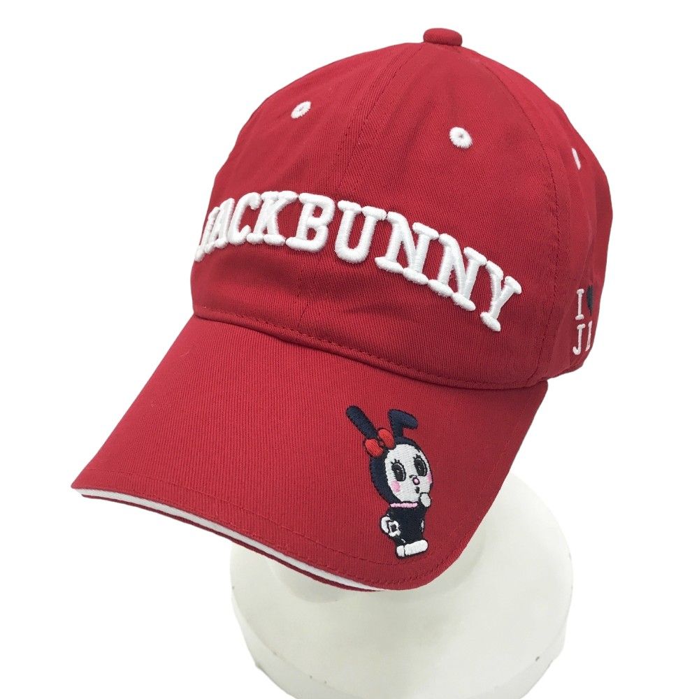 JACK BUNNY ジャックバニー ドラえもんコラボ キャップ 　ドラミちゃん刺繍  レッド系 FR [240001264101] ゴルフウェア ストスト