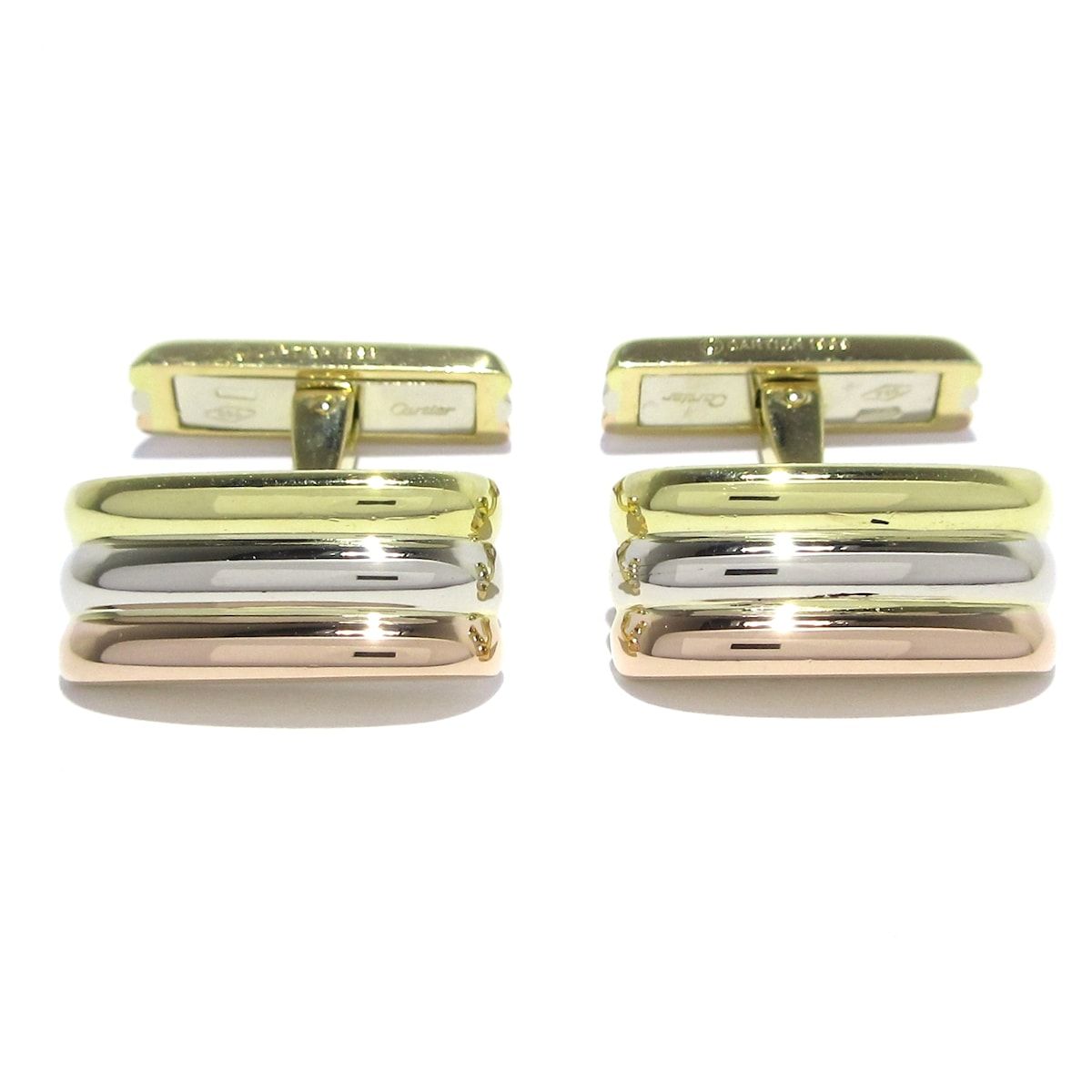 Cartier カルティエ カフス - K18スリーカラー