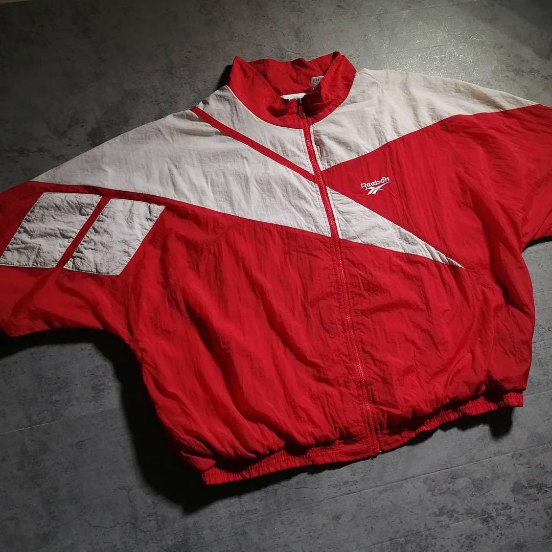 90年代 Reebok リーボック ナイロンジャケット ベクタートラック