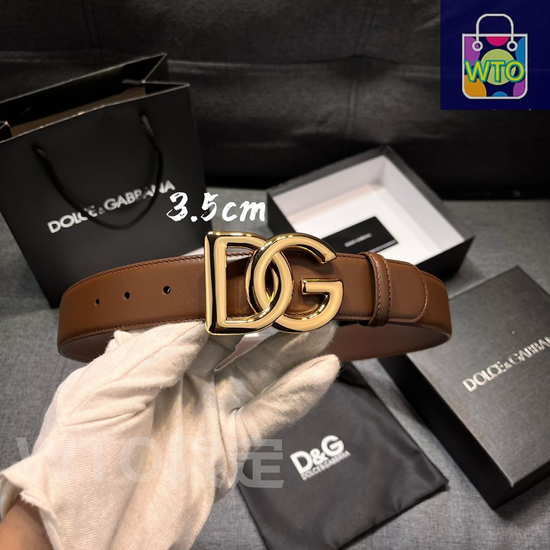 美品 DOLCE&GABBANA ドルチェアンドガッバーナ レザー ベルト imgrc0164593444.jpg