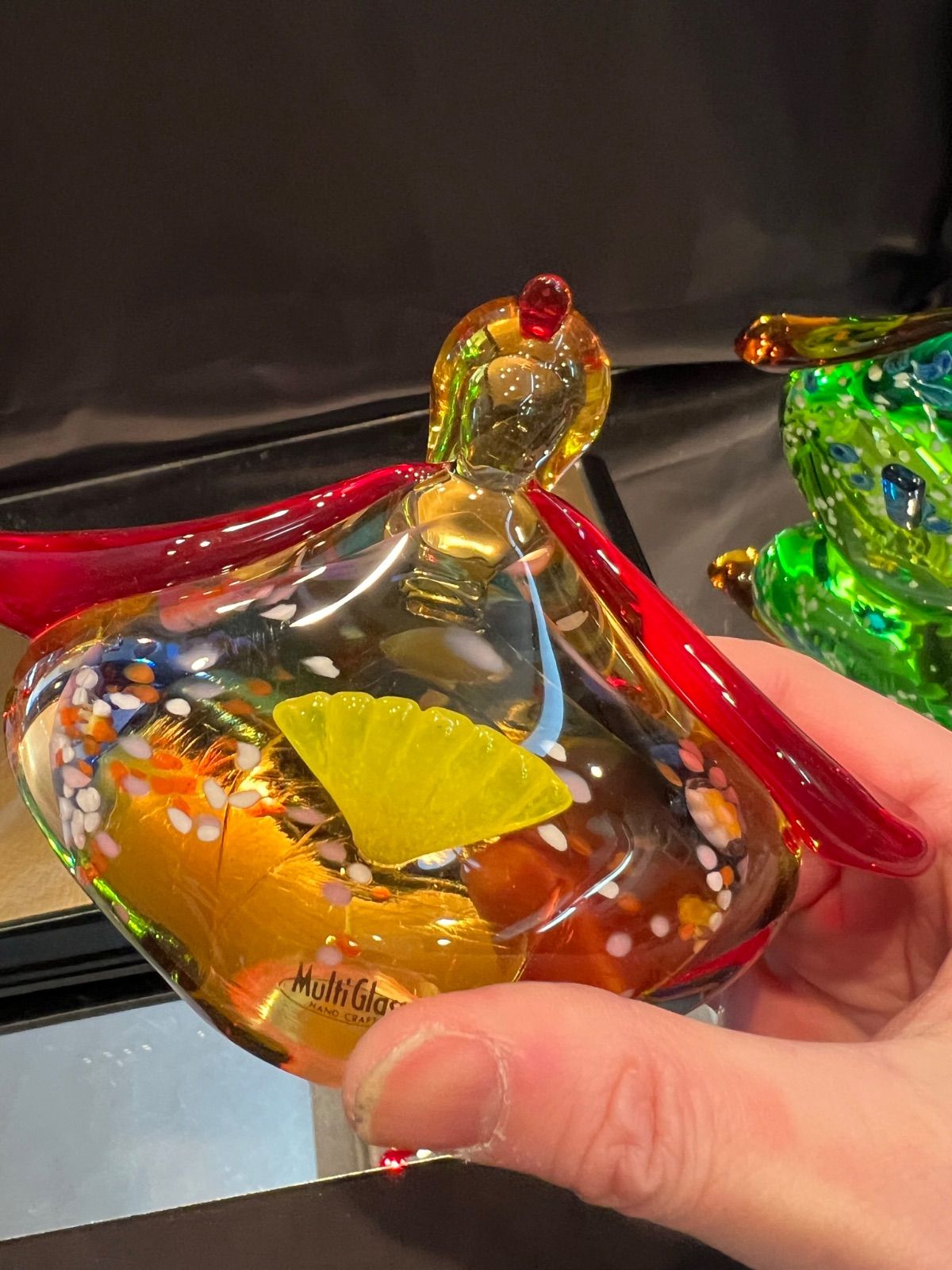 マルティグラス 雛人形 ひな祭り Multi glass ガラス工芸 びいどろ 