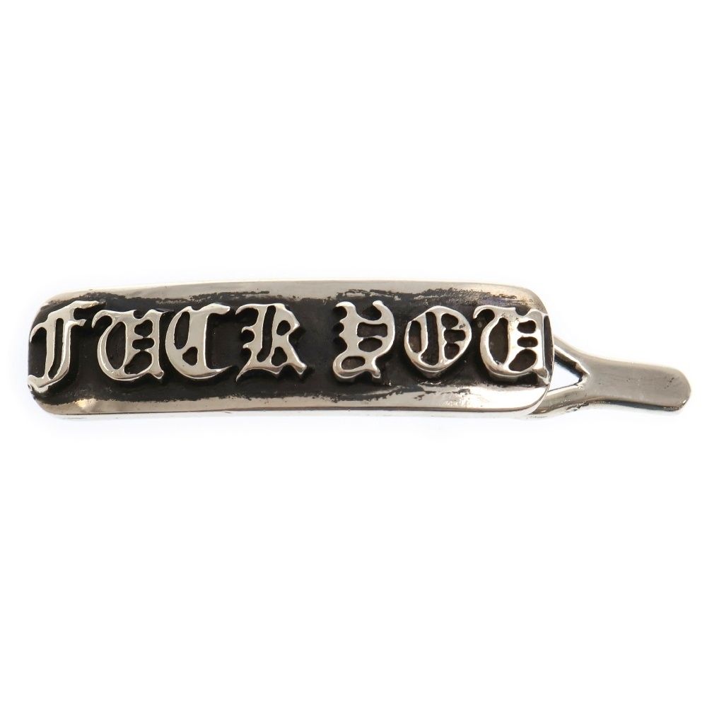 CHROME HEARTS クロムハーツ VALLETTA FUCK YOU バレッタ ファックユー ヘアピン シルバー