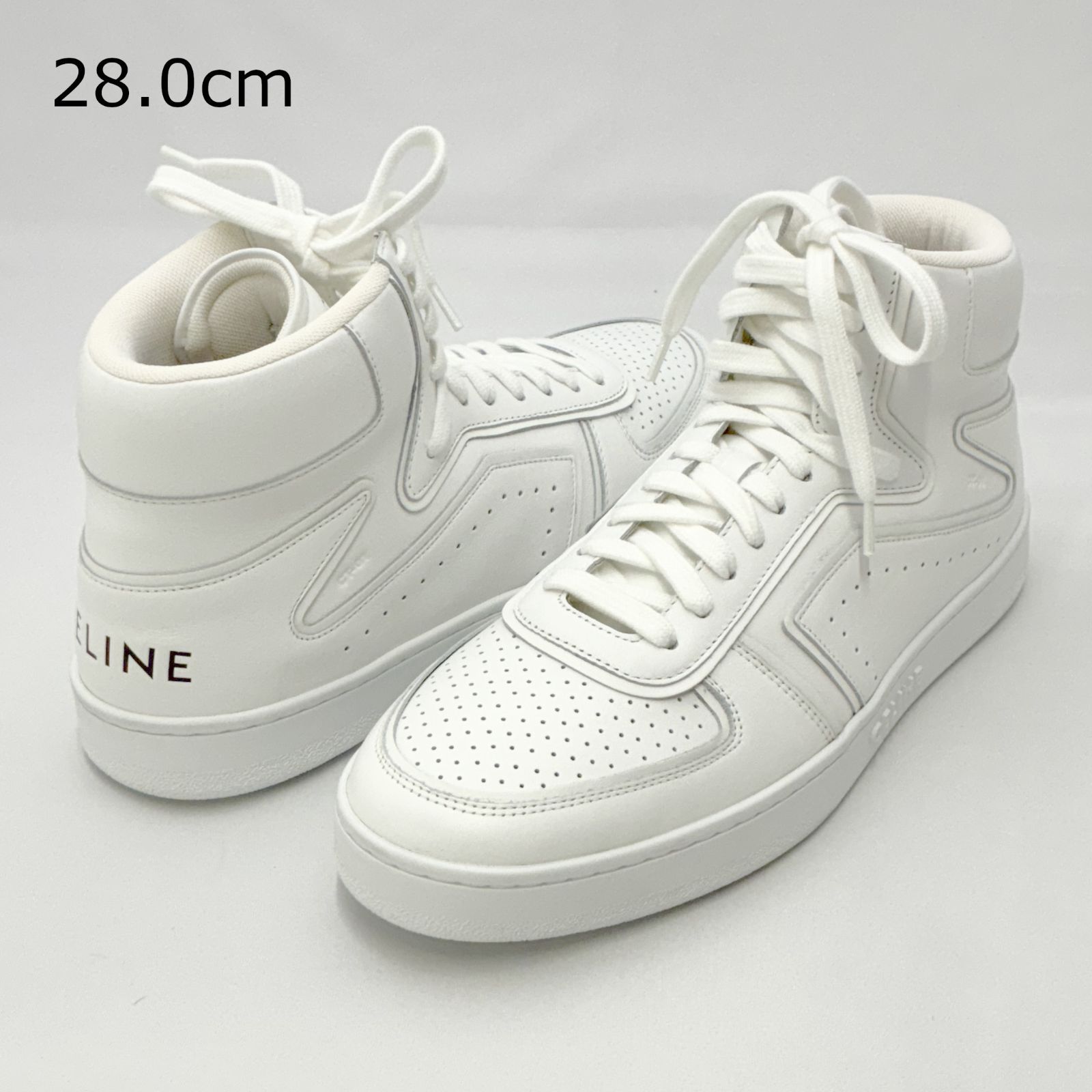 CELINE セリーヌ スニーカー 白 EU38(24.5cm位) 4601825L0012 24.5cm CELINE(セリーヌ) スニーカー(レディース) - 海外通販のBUYMA