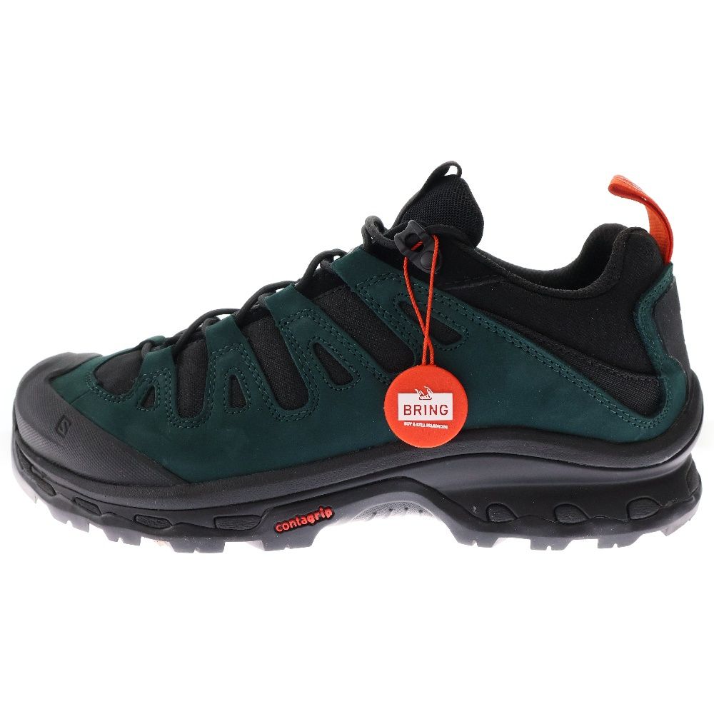 SALOMON (サロモン) QUEST LOW 2 GR10K クエスト ロウ 2 GR10K ローカットスニーカー ブラック/グリーン US10/28cm