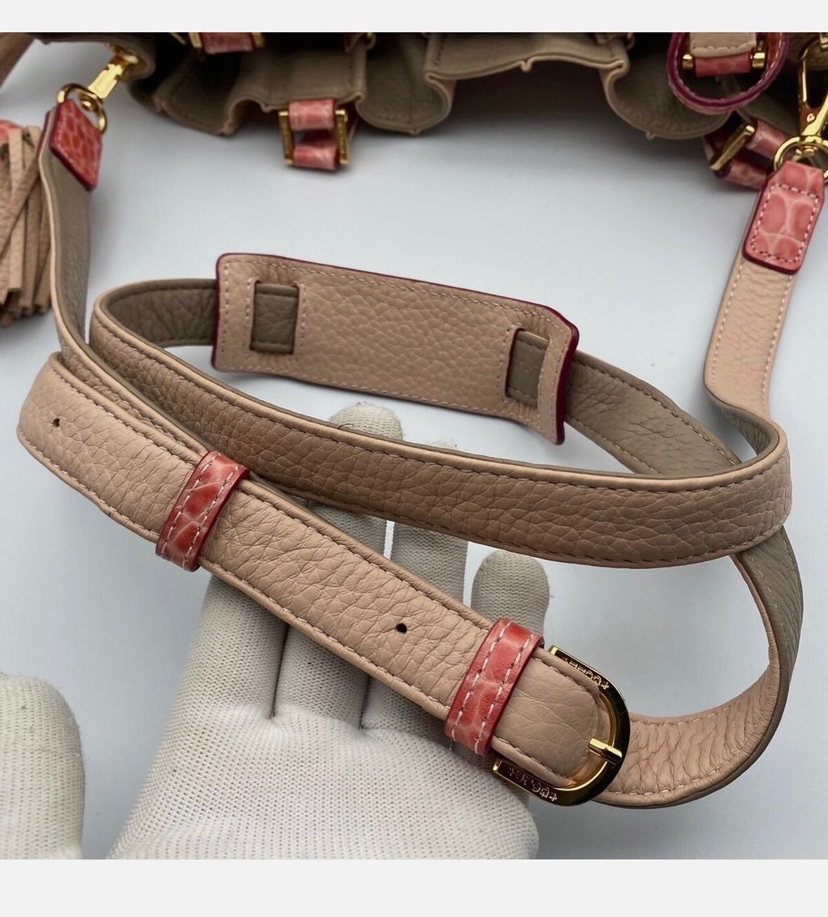COCOCELUX GOLD ココセリュクスゴールド 極美品 2way ショルダー 