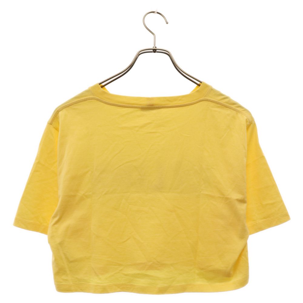 CELINE クロプド Tシャツ イエロー size XS