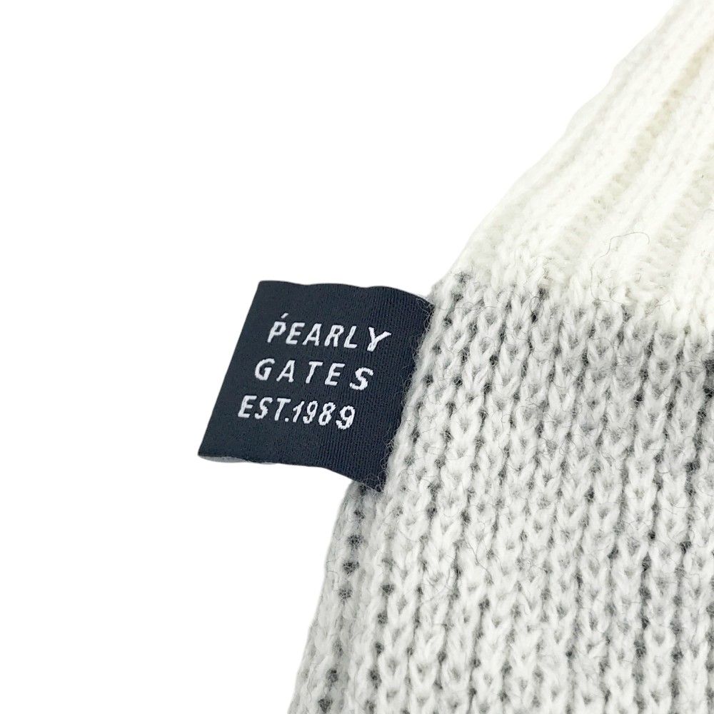 PEARLY GATES - 【PEARLY GATES】 星に願いを ニットレッグウォー マー PEARLY GATES/パーリーゲイツ 星に願いを ニットレッグウォーマー