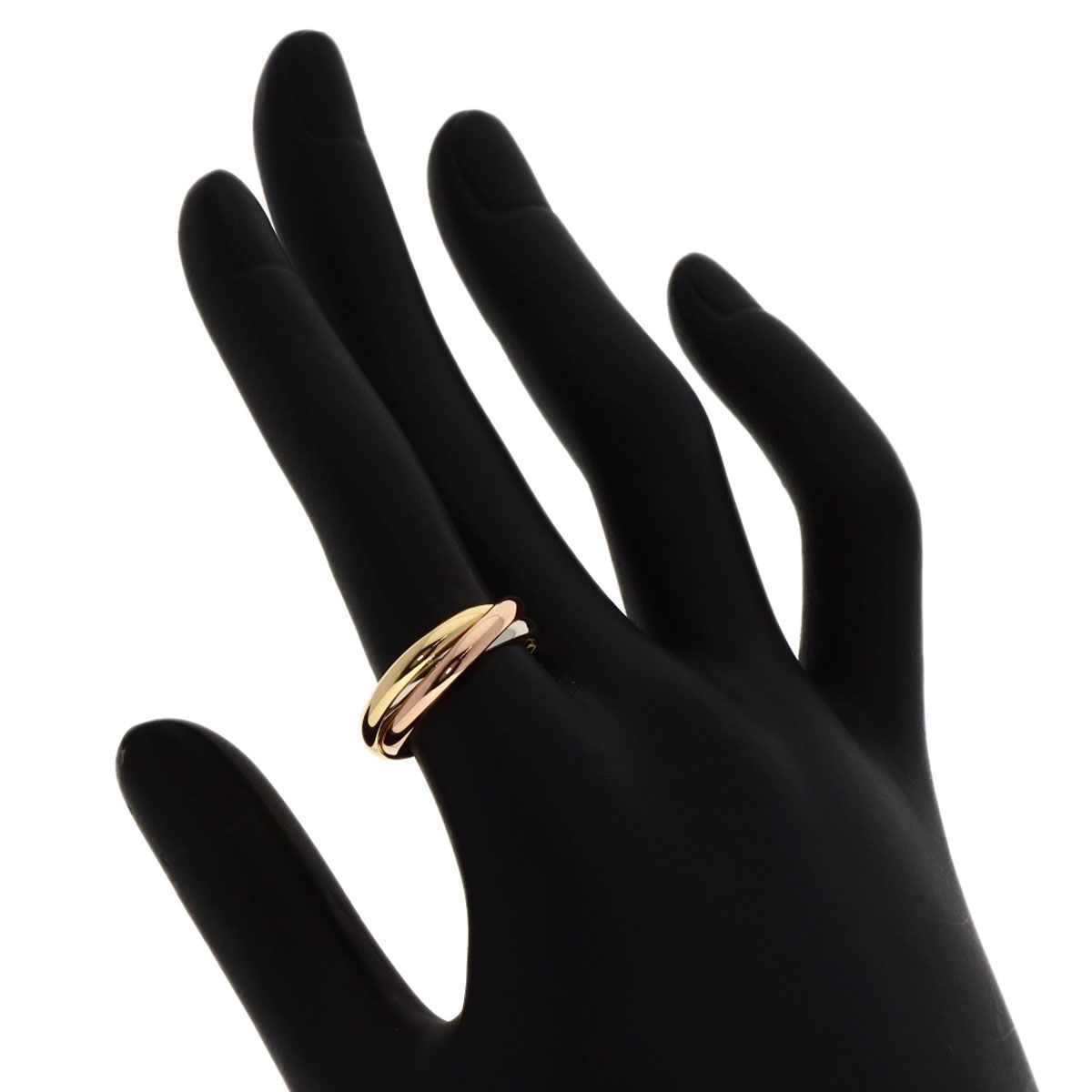 CARTIER カルティエ トリニティ SM #53 リング・指輪 K18YG