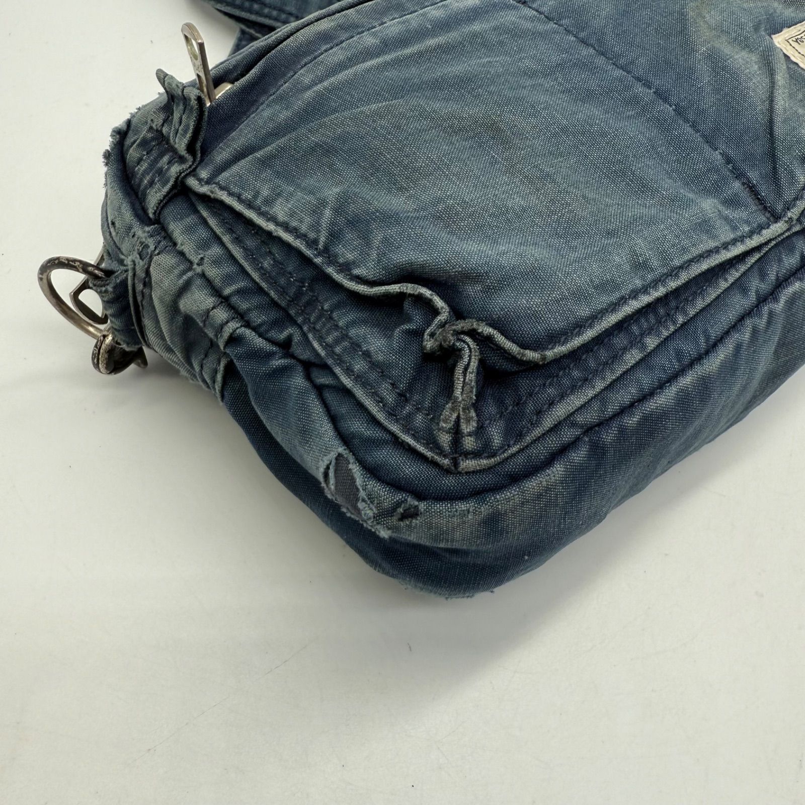 PORTER boro indigo deep blue shoulder bag ポーター 藍染