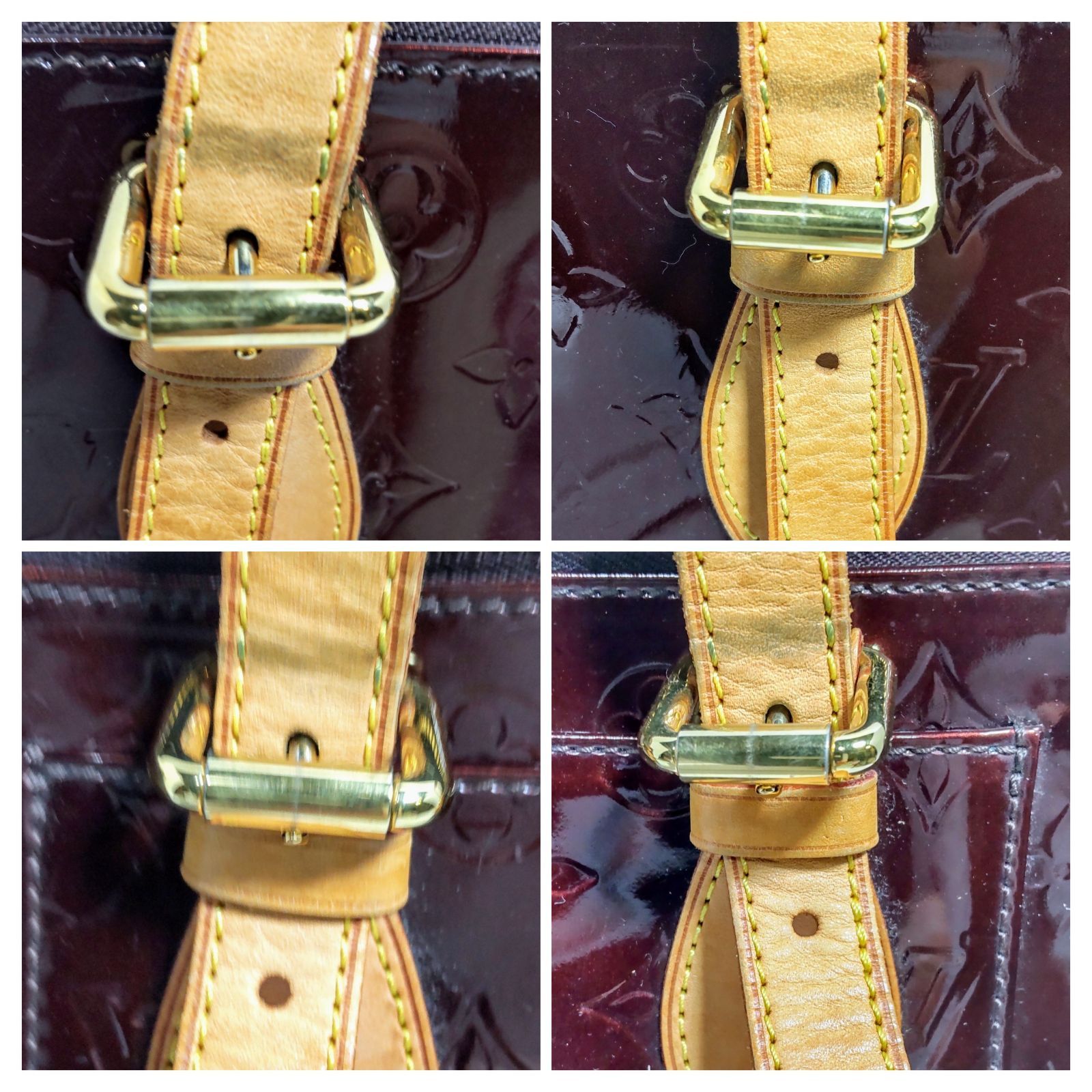 USED中古品】 LOUIS VUITTON ルイヴィトン エナメル ヴェルニ ローズ 