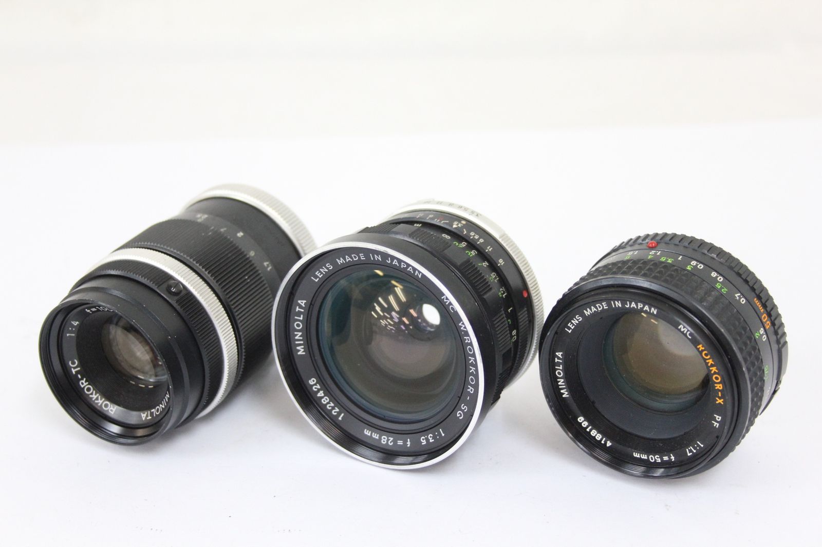 ☆並品☆MINOLTA MC W.ROKKOR-SG 28mm F3.5#6212 Minolta MC W