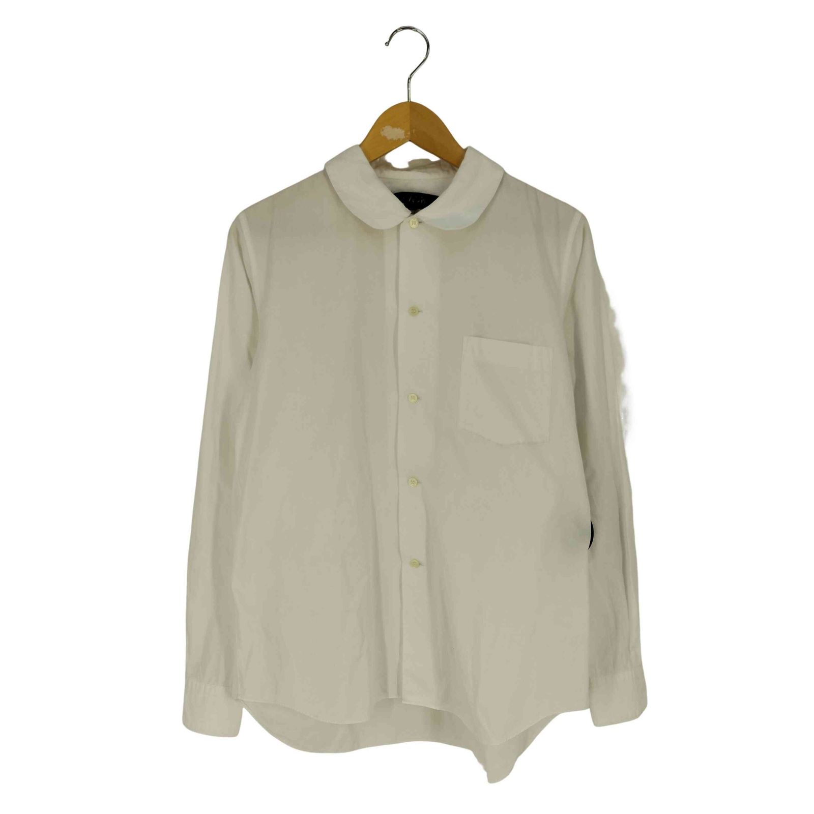 BLACK COMME des GARCONS 丸襟 シャツ S ブラックコムデギャルソン BLACK COMME des GARCONS 丸襟 ラウンド
