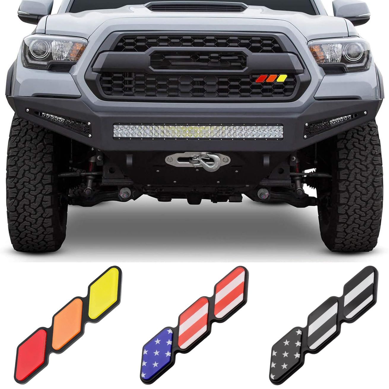 グリルバッチ グリルエンブレム タコマ タンドラ RAV4 FJ