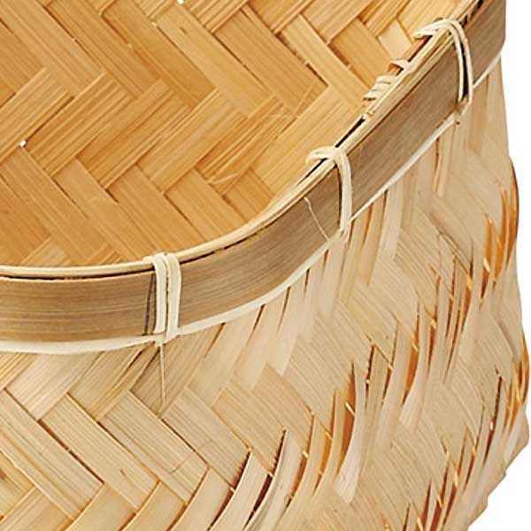 竹』四角タイプバスケット「23×23×13cm」 ※アジアン雑貨,リーズナブル