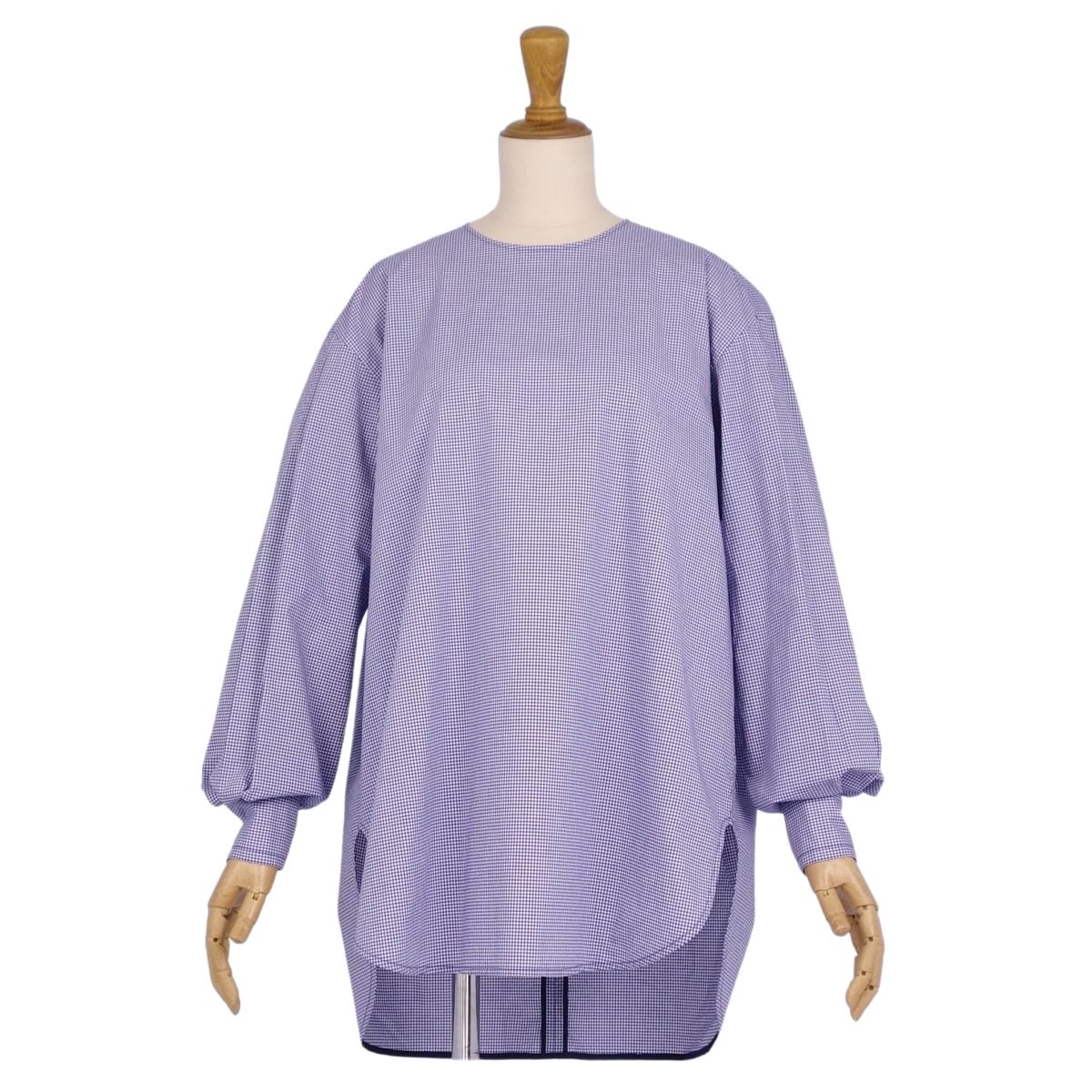美品 ブラミンク BLAMINK シャツ ブラウス プルオーバー ロング 