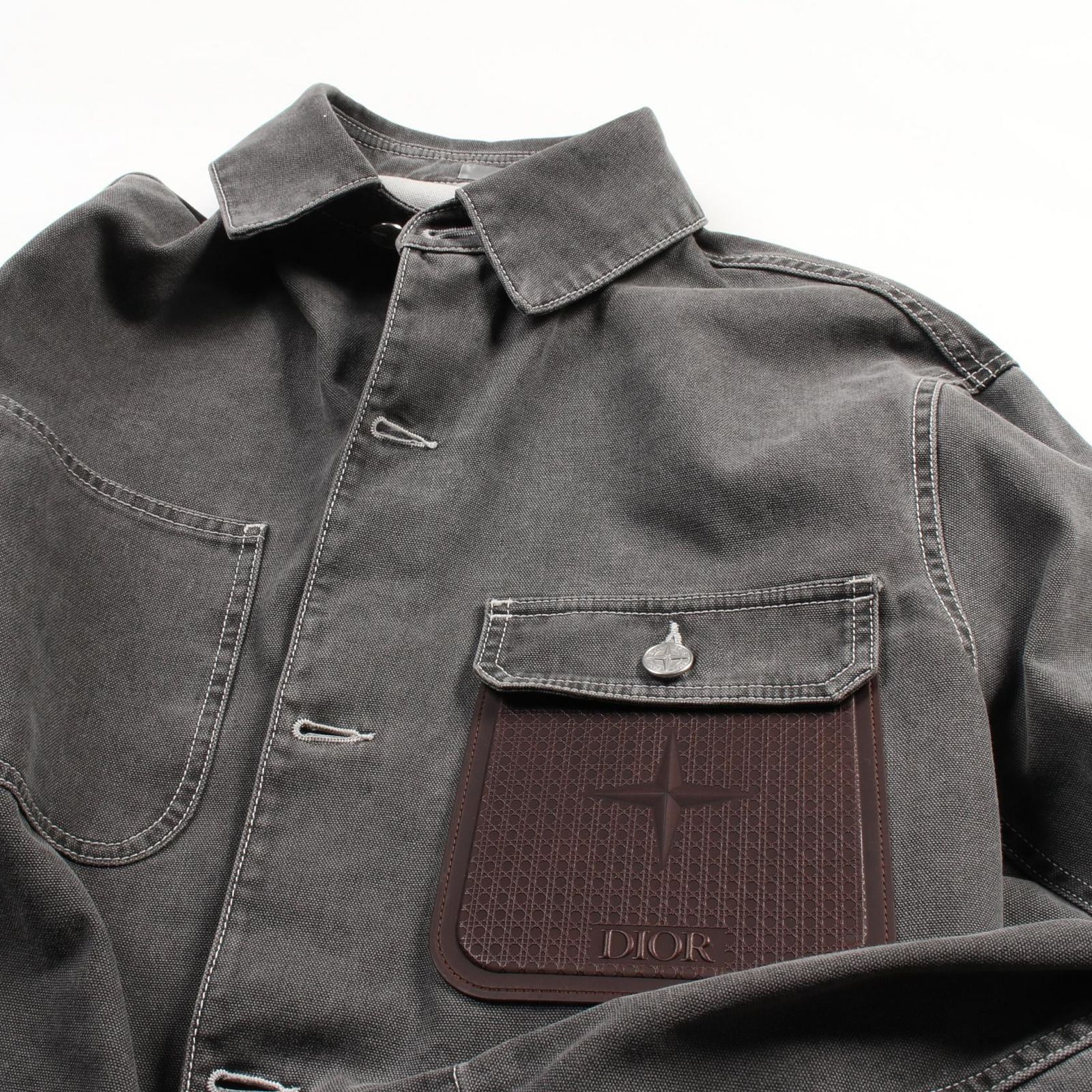 ディオール Dior デニムジャケット DIOR × Stone Island 493D496A385X