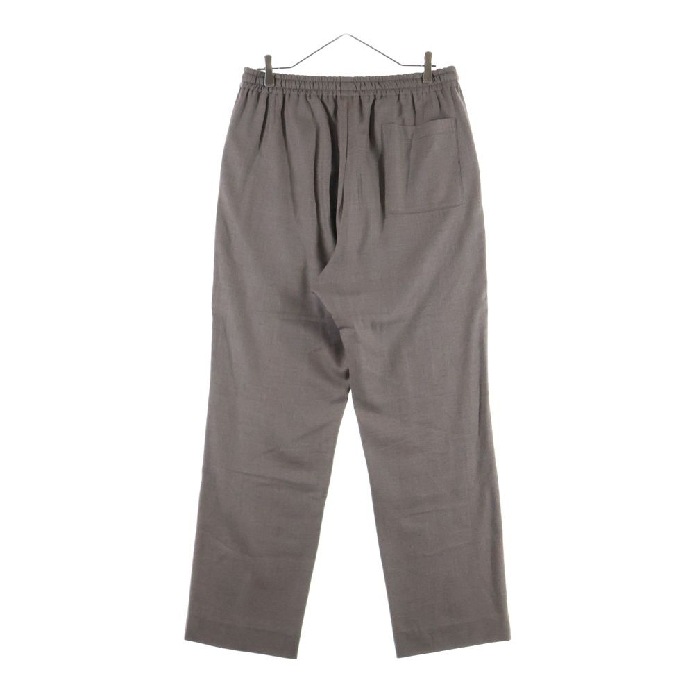 AURALEE オーラリー 23 AW SUPER LIGHT WOOL EASY SLACKS ライトウール イージースラックス パンツ チャコールグレー