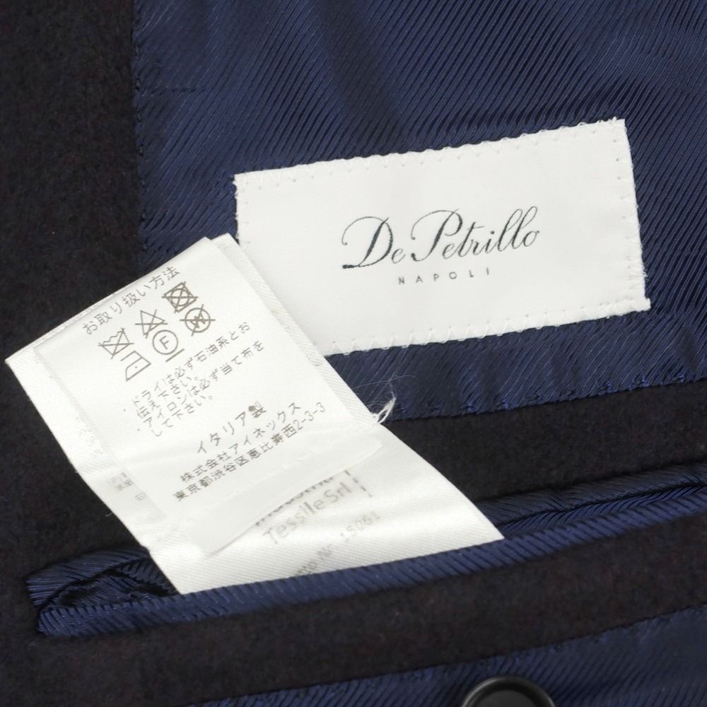 カシミヤ ダブルブレストポロコート