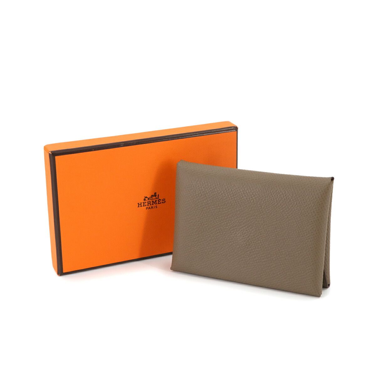未使用 展示品 エルメス HERMES カルヴィ デュオ カードケース